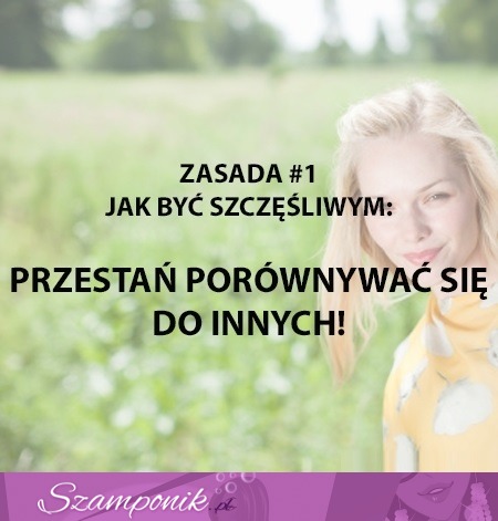 Tylko wtedy będziesz szczęśliwa