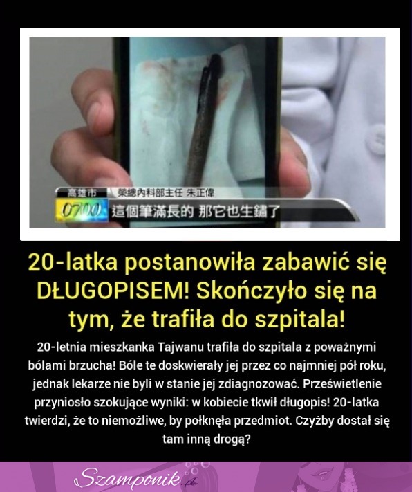 20-latka postanowiła ZABAWIĆ się DŁUGOPISEM! To co się stało później to totalna MASAKRA :/