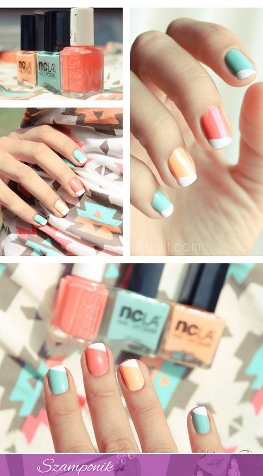 Pastelowy manicure