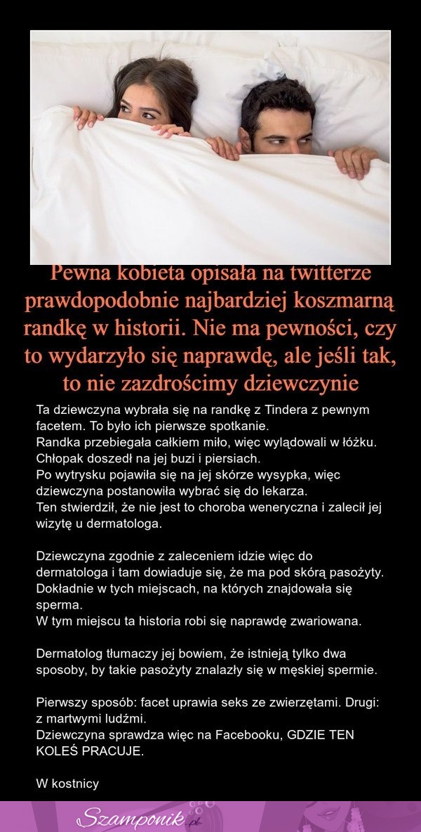 Pewna kobieta opisała na twitterze prawdopodobnie najbardziej KOSZMARNĄ RANDKĘ EVER, przeczytaj koniecznie!