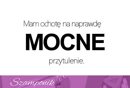 Mocne przytulenie