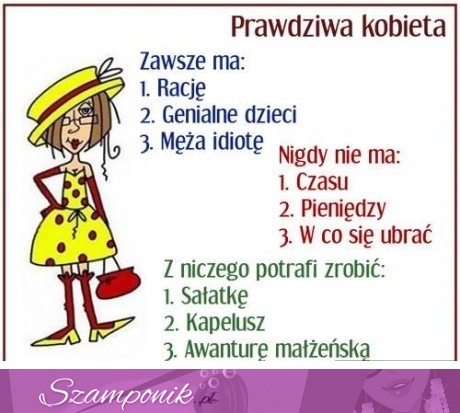 Taka jest prawdziwa kobieta!