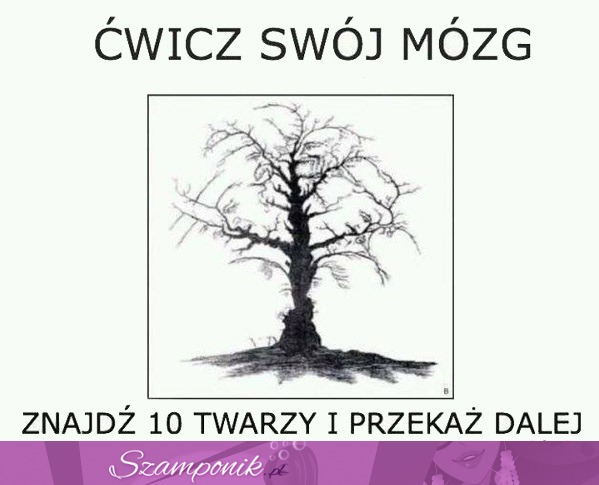 Znajdź 10 twarzy- super ćwiczenie!