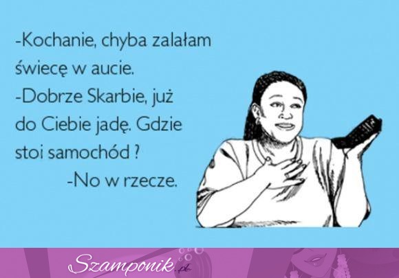 Zalane świece w aucie