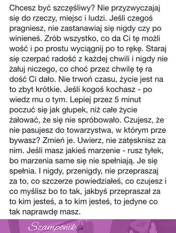 Sposób na szczęście