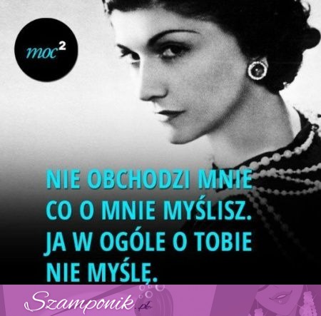 Nie obchodzi mnie