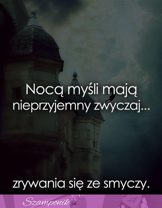 Myśli nocą...