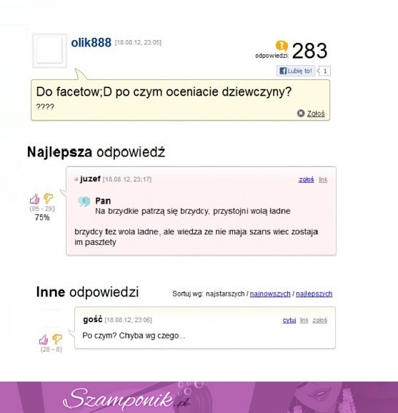 Zadała DZIWNE PYTANIE na forum! '''Po czym mężczyźni oceniają dziewczyny'' MASAKRA!