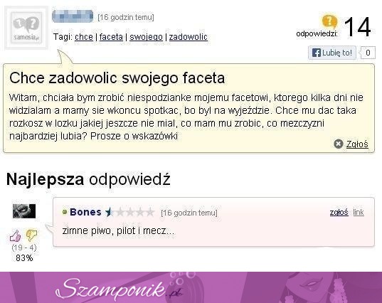 Chce zadowolić swojego faceta.. Co powinna zrobić? Sprawdzony sposób, działa na każdego! ;)