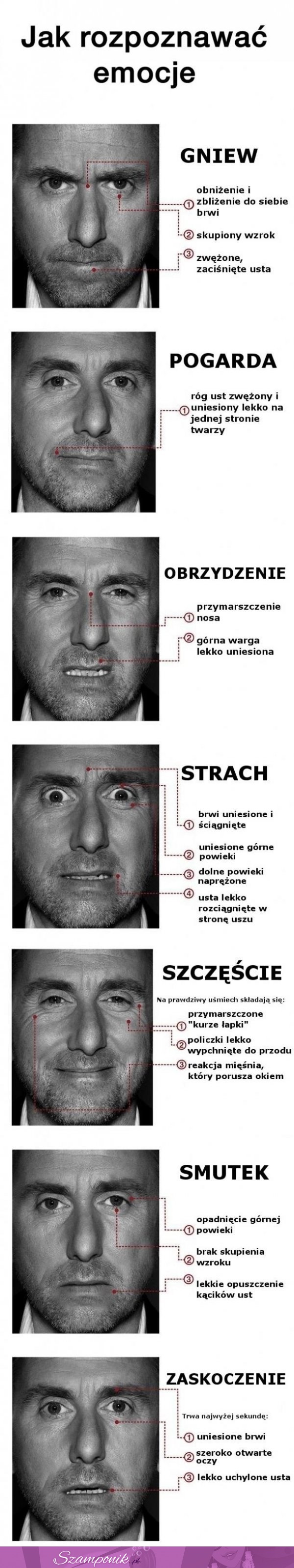 Zobacz jak ŁATWO rozpoznawać EMOCJE u drugiej OSOBY! Twarz prawdę ci powie ;)