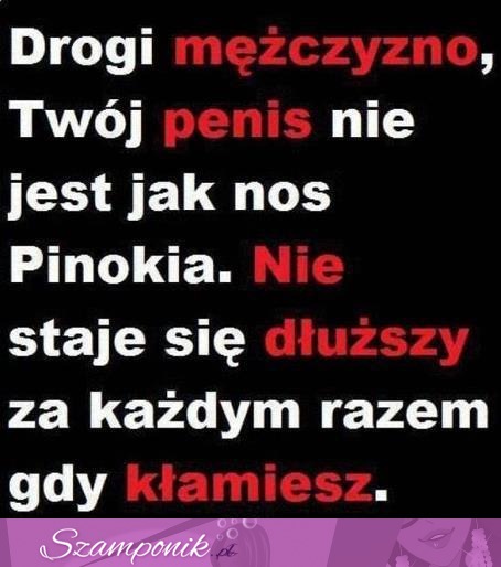 Niektórzy faceci chyba myślą inaczej...