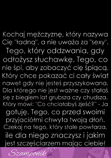 Kochaj mężczyznę