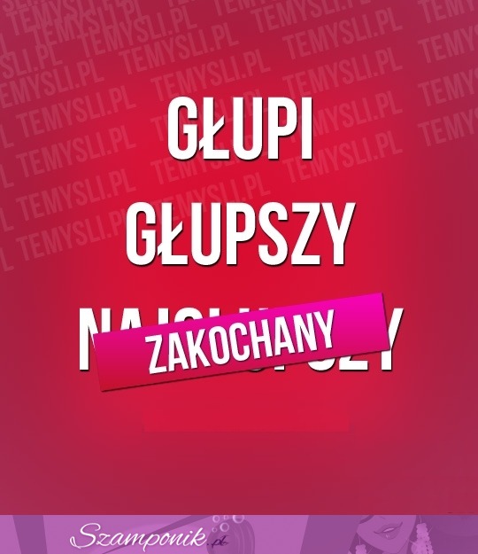 Głupi, głupszy zakochany