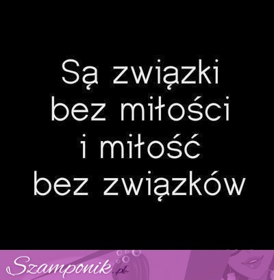 Są związki bez miłości