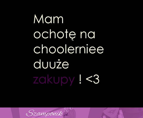 Mam ochotę na zakupy