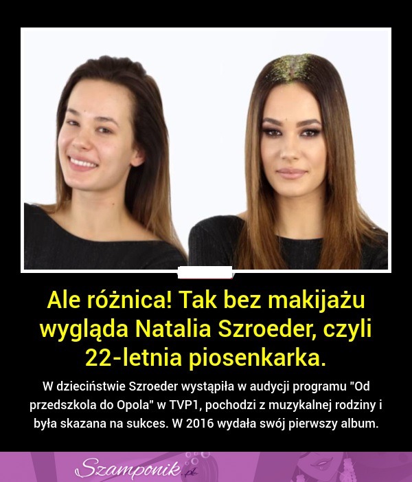 Tak bez makijażu wygląda Natalia Szroder...