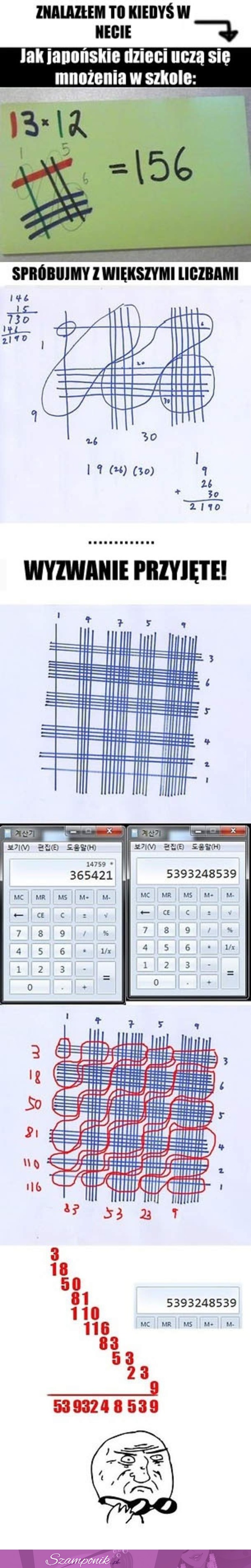 Jak japońskie dzieci uczą się MNOŻENIA w szkole! MEGA DOBRY SPOSÓB!