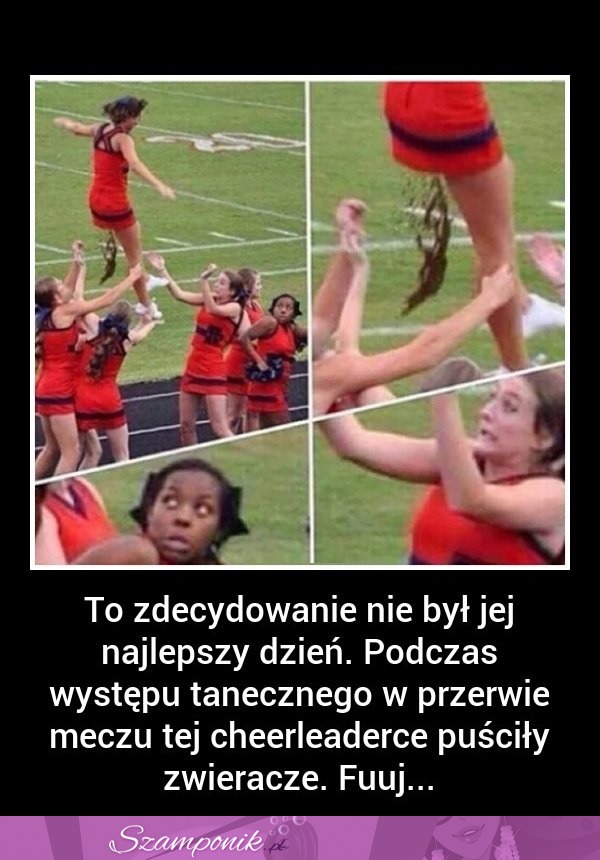 Ta CHEERLEADERKA miała największego PECHA EVER! To co ZROBIŁA jest OKROPNE