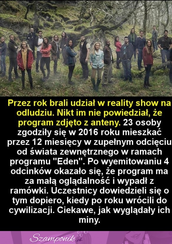 Nikt im nie powiedział, że ten program zdjęto z anteny... Ciekawe jakie były ich miny, jak się o tym dowiedzieli ;D