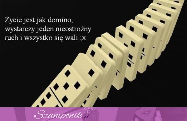 Życie jest jak domino