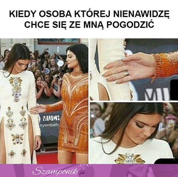 Kiedy chce się ze mną pogodzić...