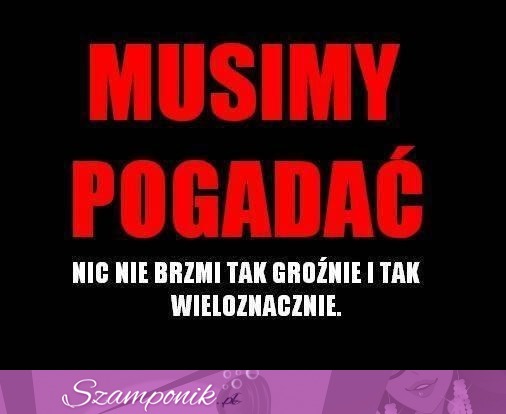 Musimy pogadać