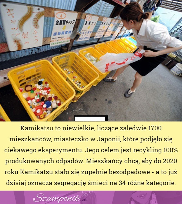 Pewne miasteczko w Japonii podjęło się ciekawego eksperymentu... FAJNIE ;)