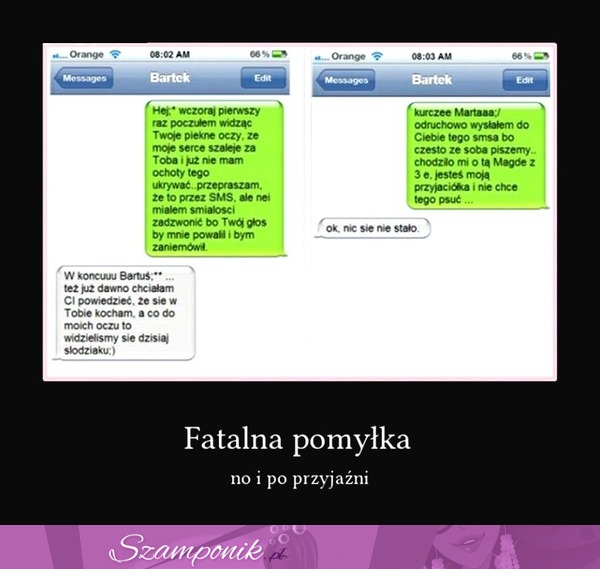Fatalna pomylka i po przyjaźni... Zobacz co się okazało :/ Fatalna pomylka i po przyjaźni... Zobacz co się okazało :/