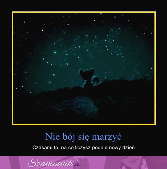 Nie bój się marzyć...