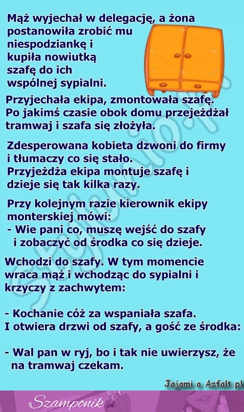 DOBRY kawał! PRZECZYTAJ A PADNIESZ ZE ŚMIECHU!