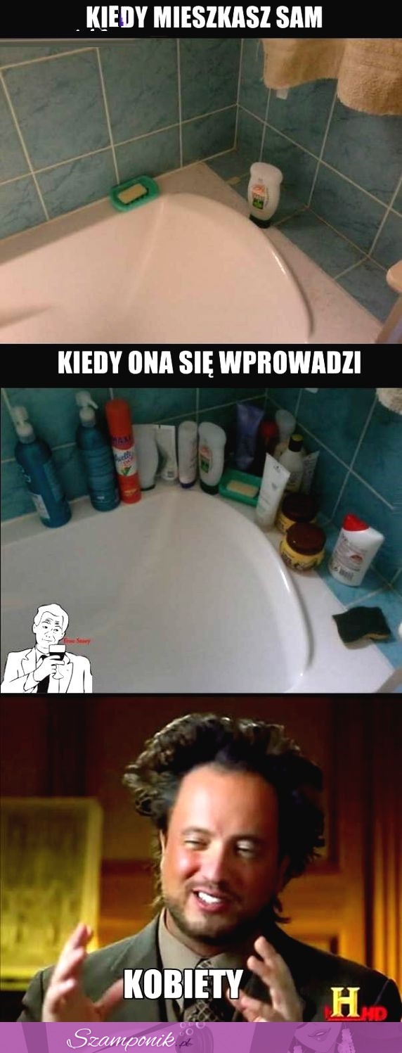 Kiedy mieszkasz sam Vs Kiedy ona się wprowadza! MASAKRA