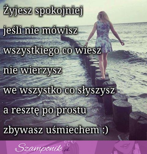 Żyjesz spokojniej