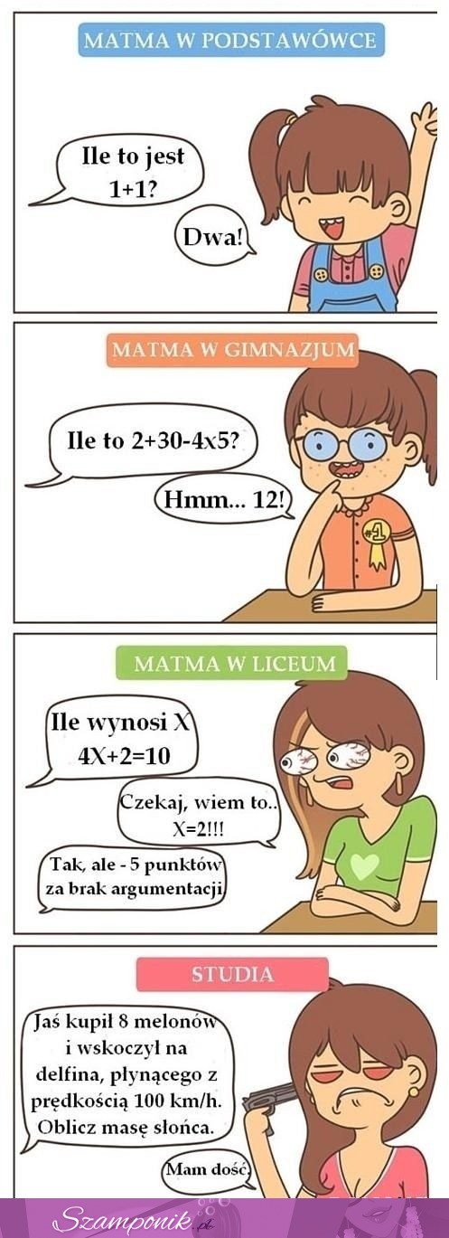 Matematyka jest trudna...