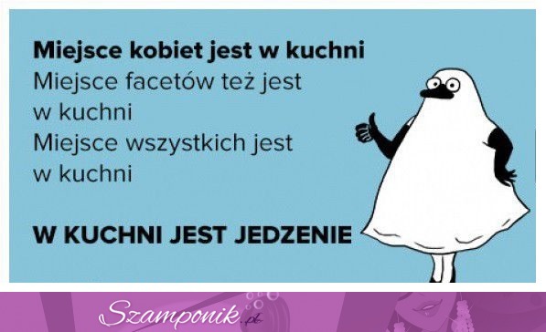 W kuchni jest jedzenie