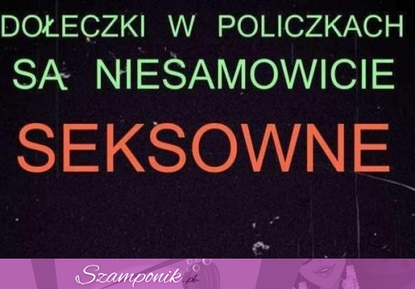 Dołeczki w policzkach