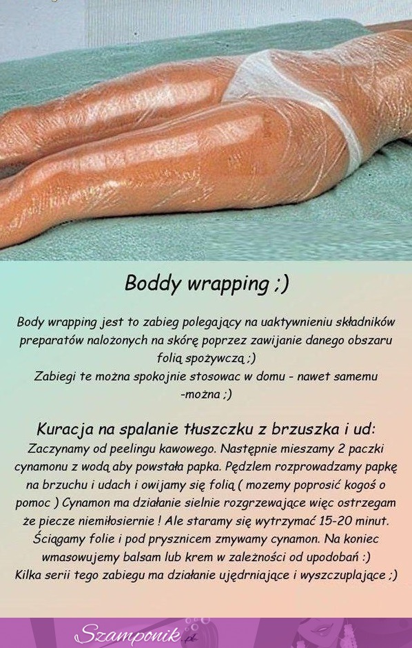 Body wrapping- darmowa KURACJA ODCHUDZAJĄCA!