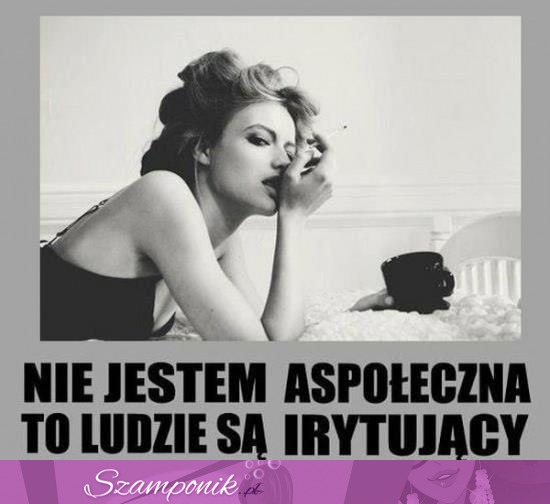 Nie jestem aspołeczna