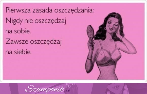 Zasada oszczędzania! ;)