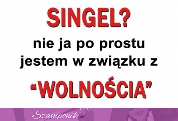 Singiel, nie