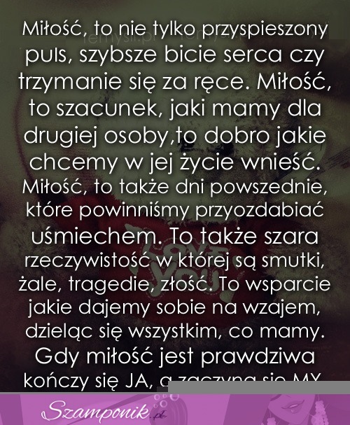 Miłość, to nie tylko przyspieszony...