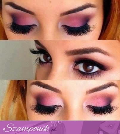 Super make up! Fioletowe cienie ;)