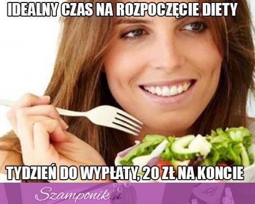 Idealny czas na dietę