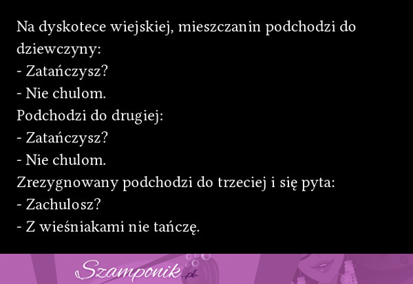 Na dyskotece wiejskiej. zobacz jak zapraszać do tańca! :D