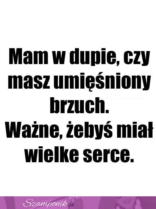 To jest dla mnie ważne!