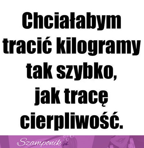 Chciałabym tracić kilogramy