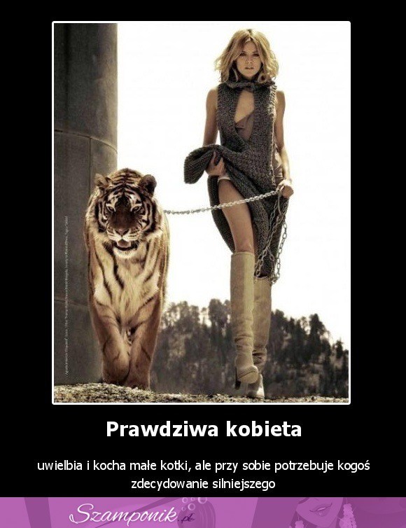 Prawdziwa kobieta uwielbia