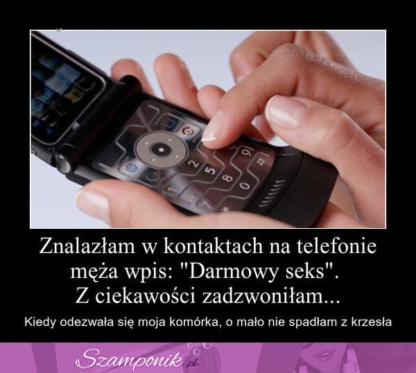 Żona znalazła w TELEFONIE MĘŻA podejrzany kontakt, zobacz koniecznie co on ZROBIŁ!