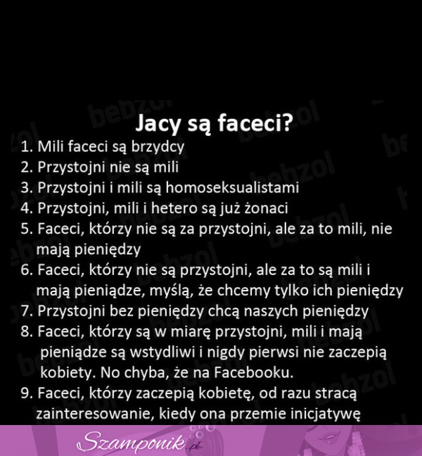 Zobacz jacy naprawdę są faceci! Najlepszy 8 punkt, haha!