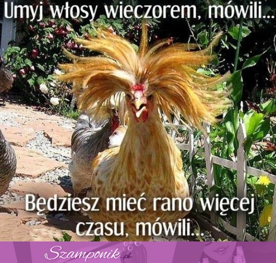 Mycie włosów wieczorem