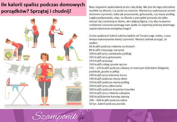 Ile kalorii spalisz podczas domowych porządków? Sprzątaj i chudnij!